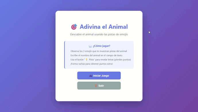 Adivina el Animal con Emojis