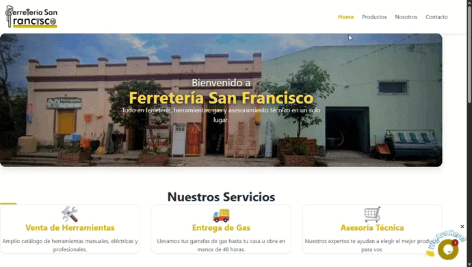 Ferretería San Francisco Web